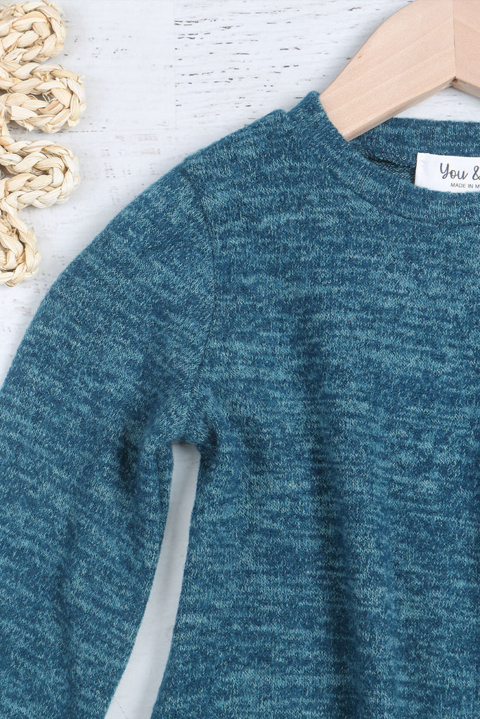 Kids Long Puff Sleeve Mir PD Brush Dress