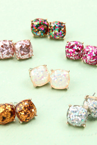 SEQUIN MARQUISE DROP EARRINGS