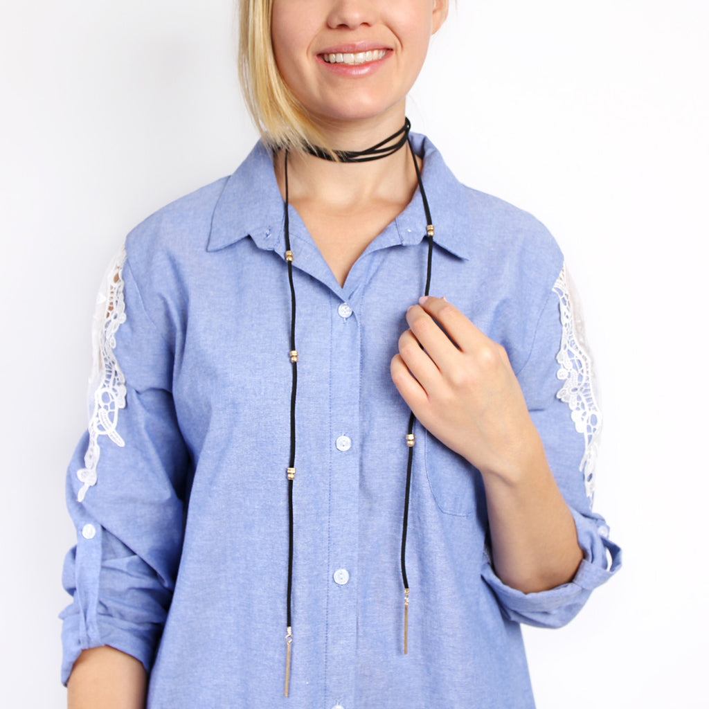 Matchstick Wrap Around Choker