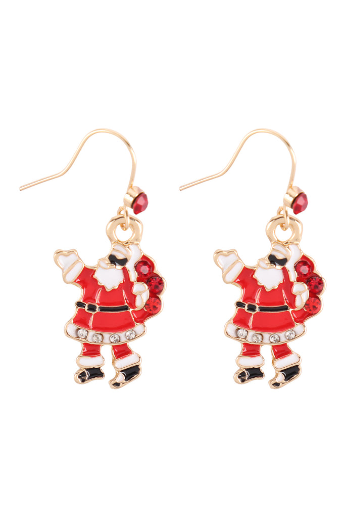 CHRISTMAS SANTA CLAUS EARRINGS