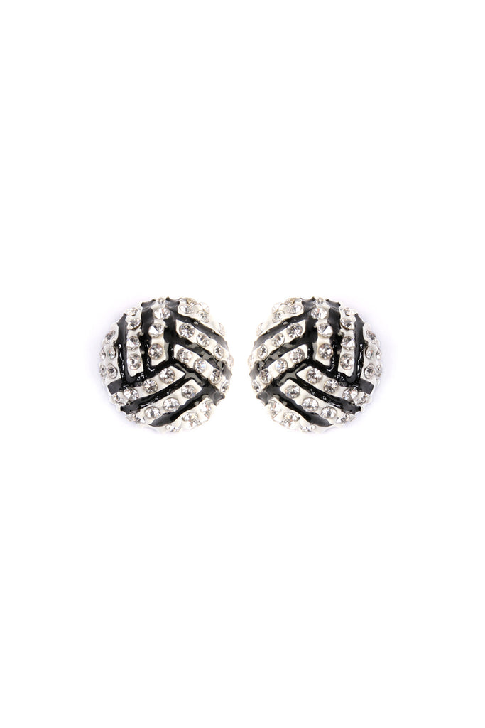 25718 - VOLLEYBALL SPORTS CHARM STUD EARRINGS