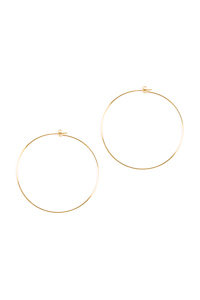 25804-60 - 60MM WIRE HOOP EARRINGS
