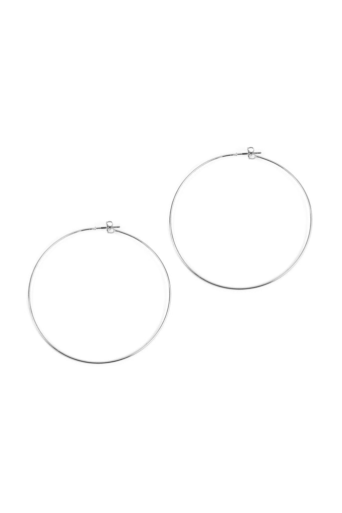 25804-60 - 60MM WIRE HOOP EARRINGS