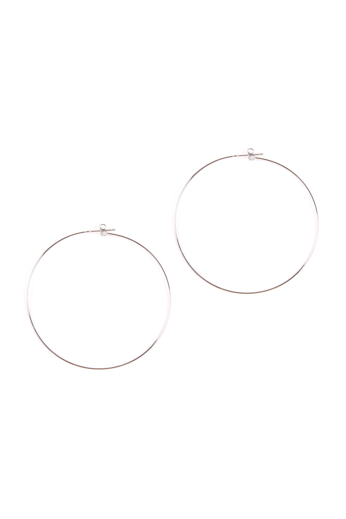 25804-60 - 60MM WIRE HOOP EARRINGS