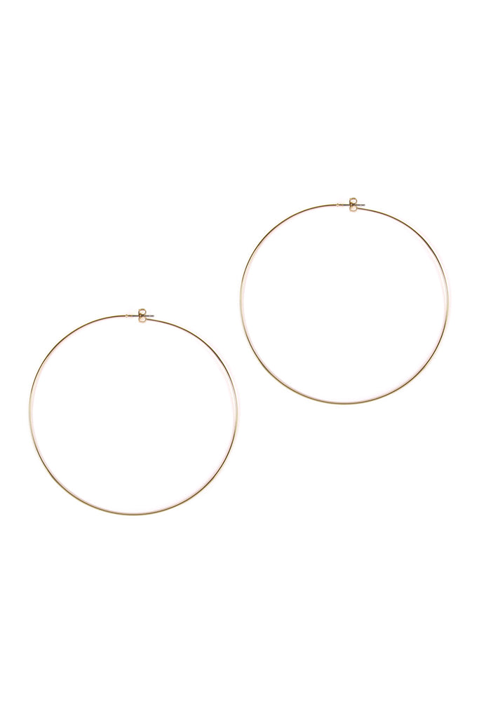 25804-80 - 80MM WIRE HOOP EARRINGS