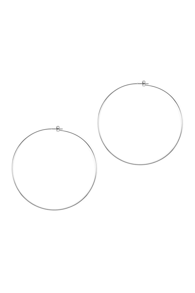25804-80 - 80MM WIRE HOOP EARRINGS