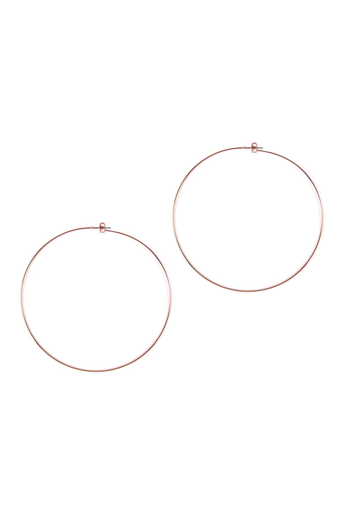 25804-80 - 80MM WIRE HOOP EARRINGS