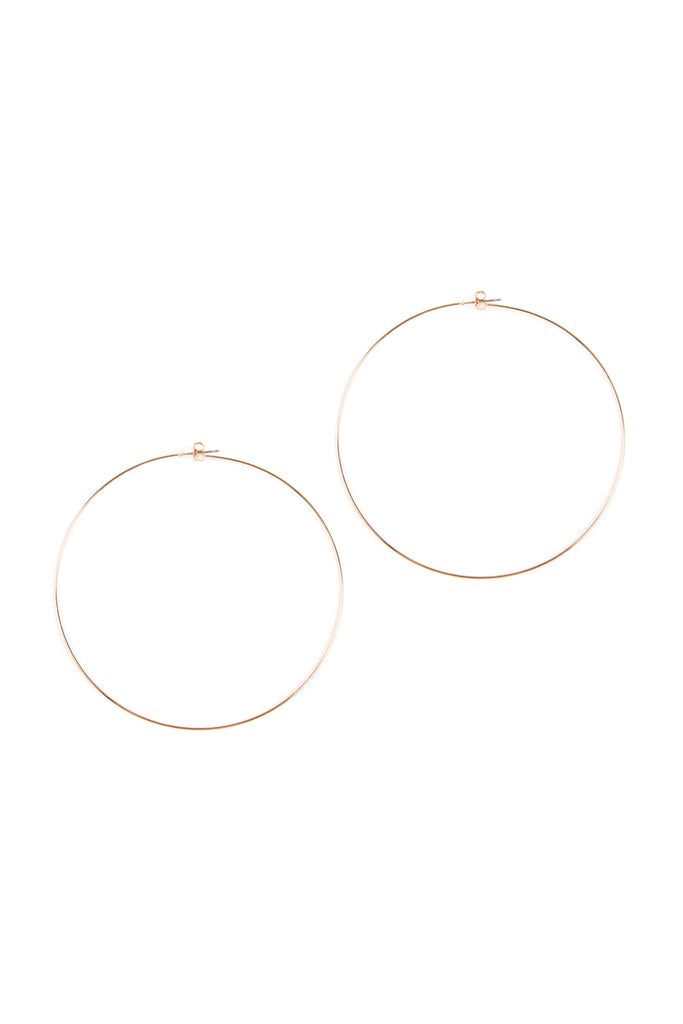 25804-80 - 80MM WIRE HOOP EARRINGS