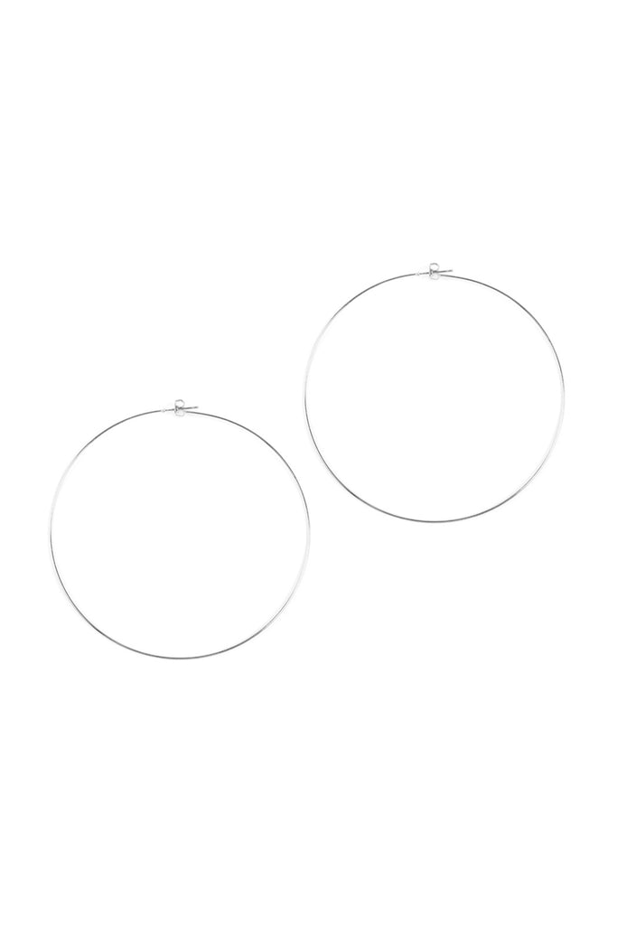 25804-80 - 80MM WIRE HOOP EARRINGS