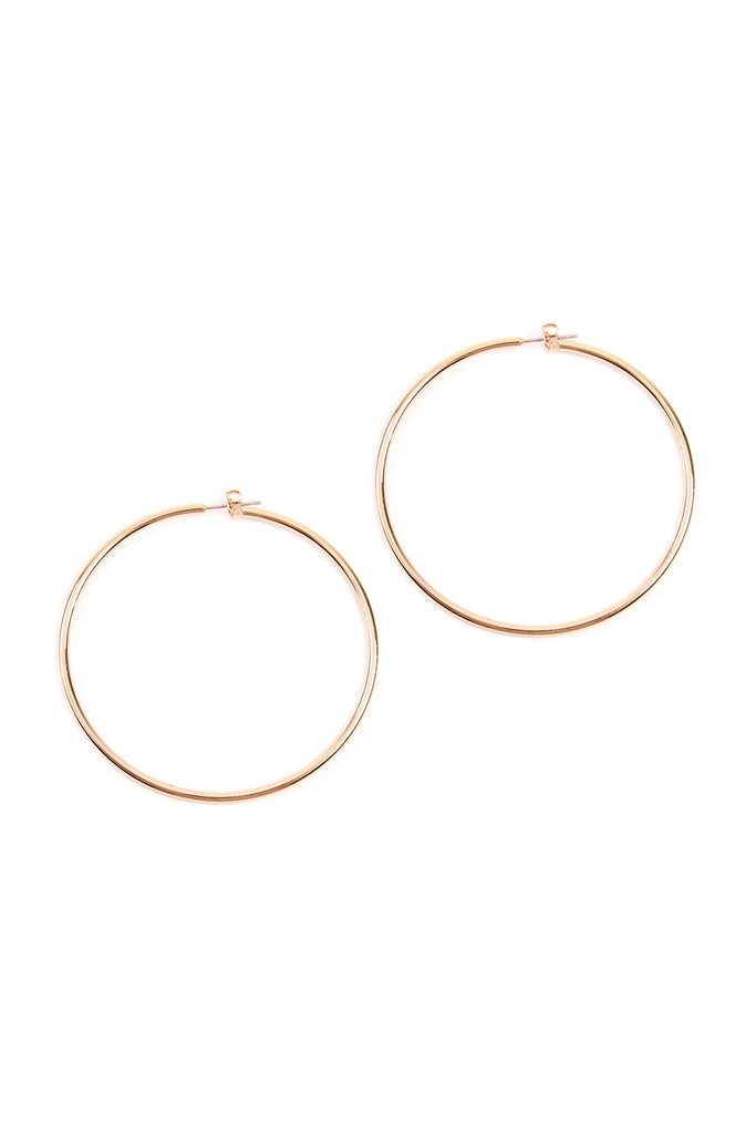 WIRE HOOP EARRINGS