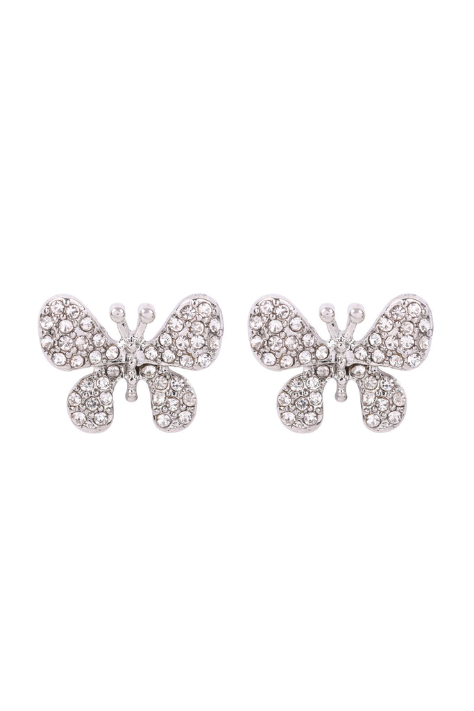 26751 - MEDIUM BUTTERFLY PAVE STUD EARRINGS