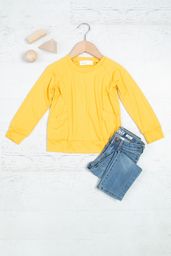 Kids Everyday Long Sleeve Side Pocket Top