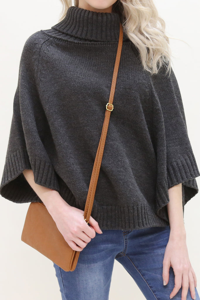 FAUX CROSSBODY WRISTLET BAG