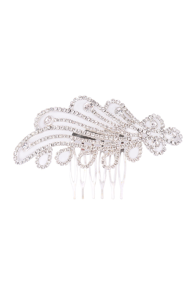 RHINESTONE BOUQUET HAIR COMB HAIR ACCESSORIES