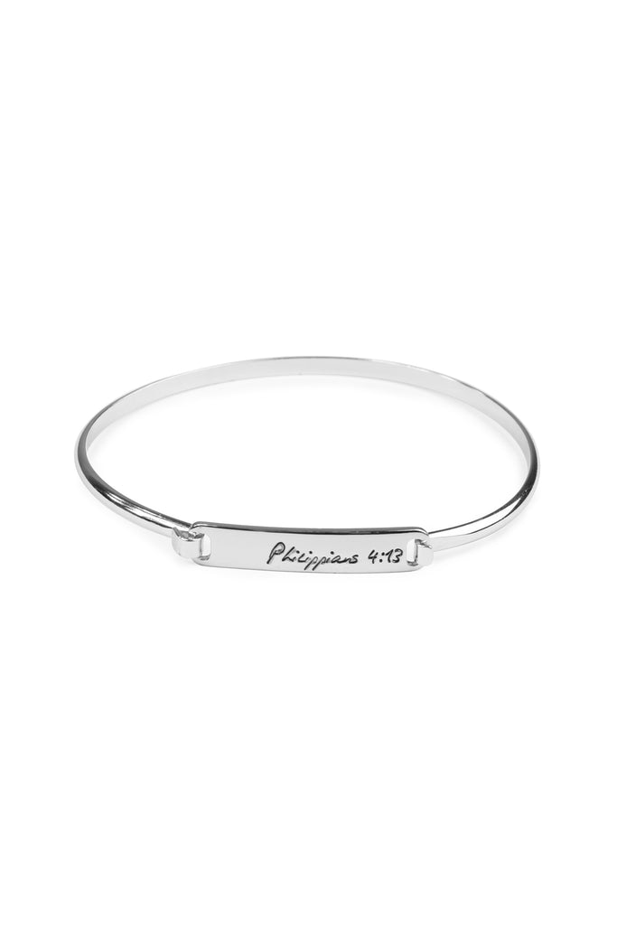 Philippians Hinge Plated Bracelet