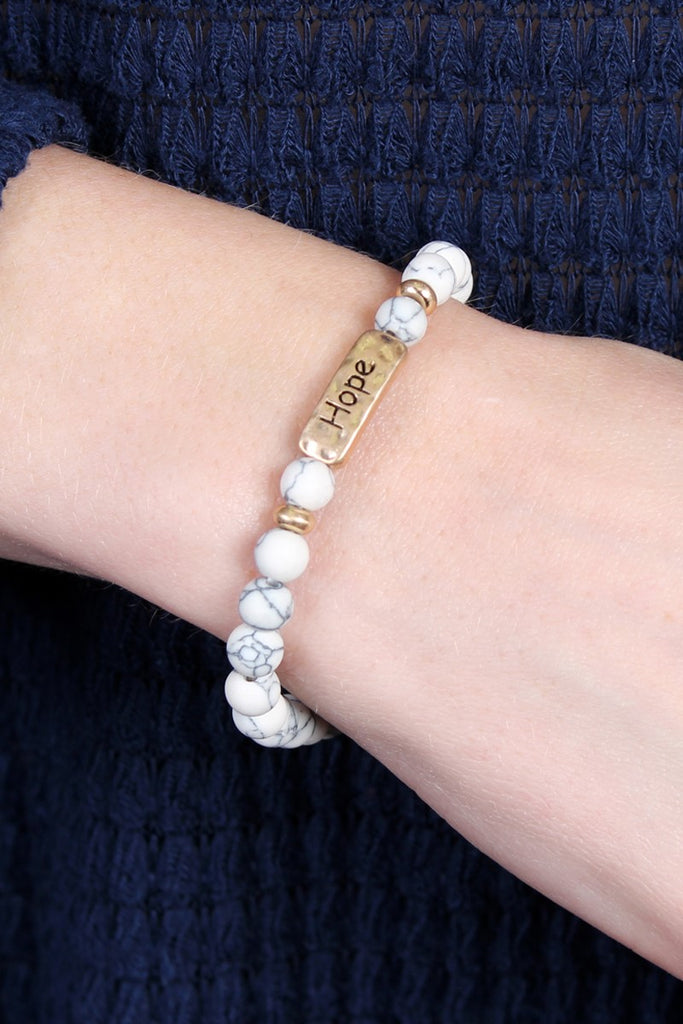 HOPE NATURAL STONE BRACELET