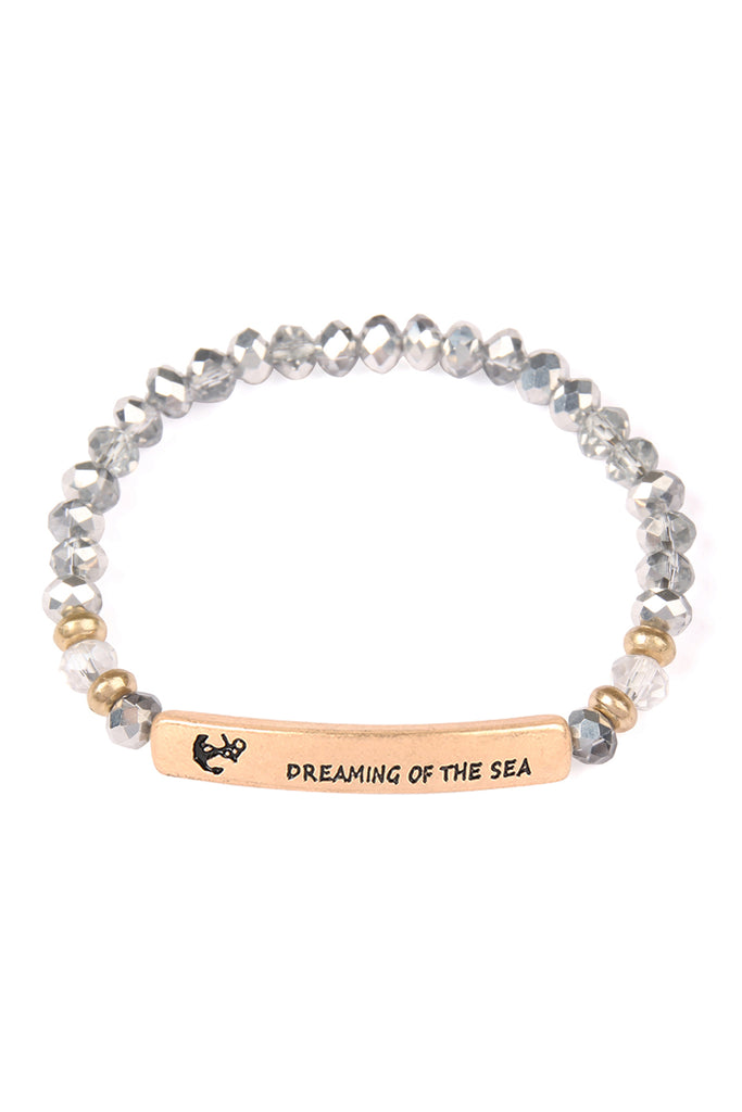 DREAM SEA BAR BEAD BRACELET