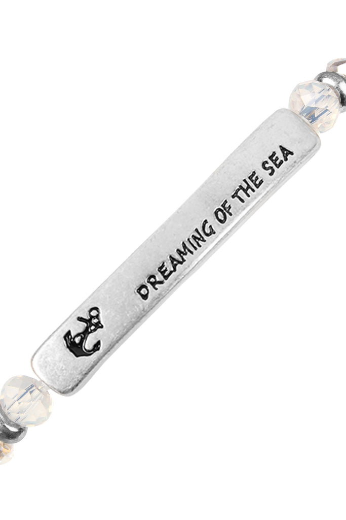 DREAM SEA BAR BEAD BRACELET