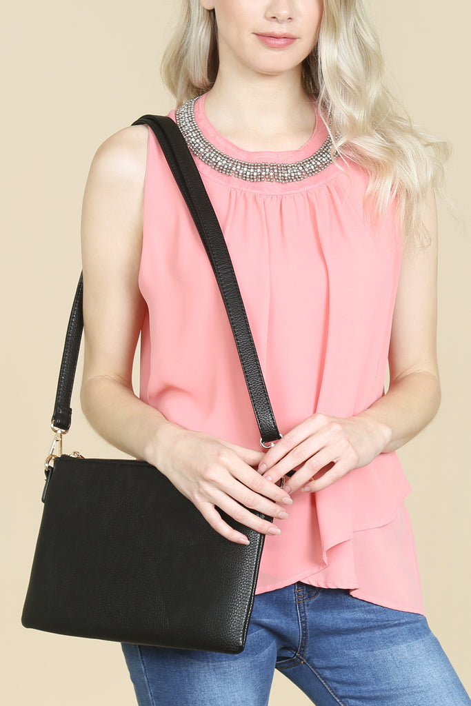 CROSSBODY WRISTLET BAG