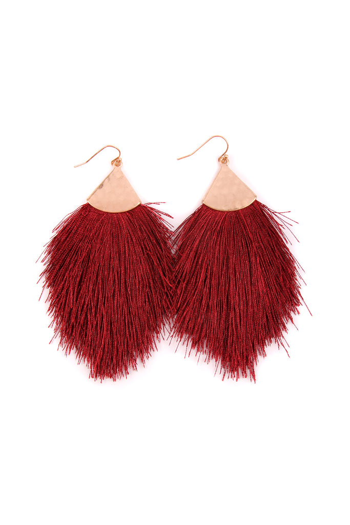 TASSEL DROP EARRINGS