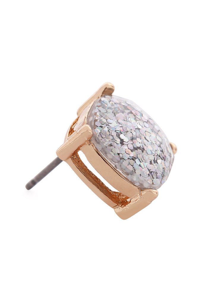 AE0333-GLITTER EPOXY STUD EARRINGS