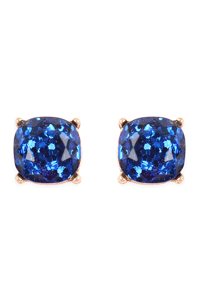 AE0336 - GLITTER EPOXY STUD EARRINGS
