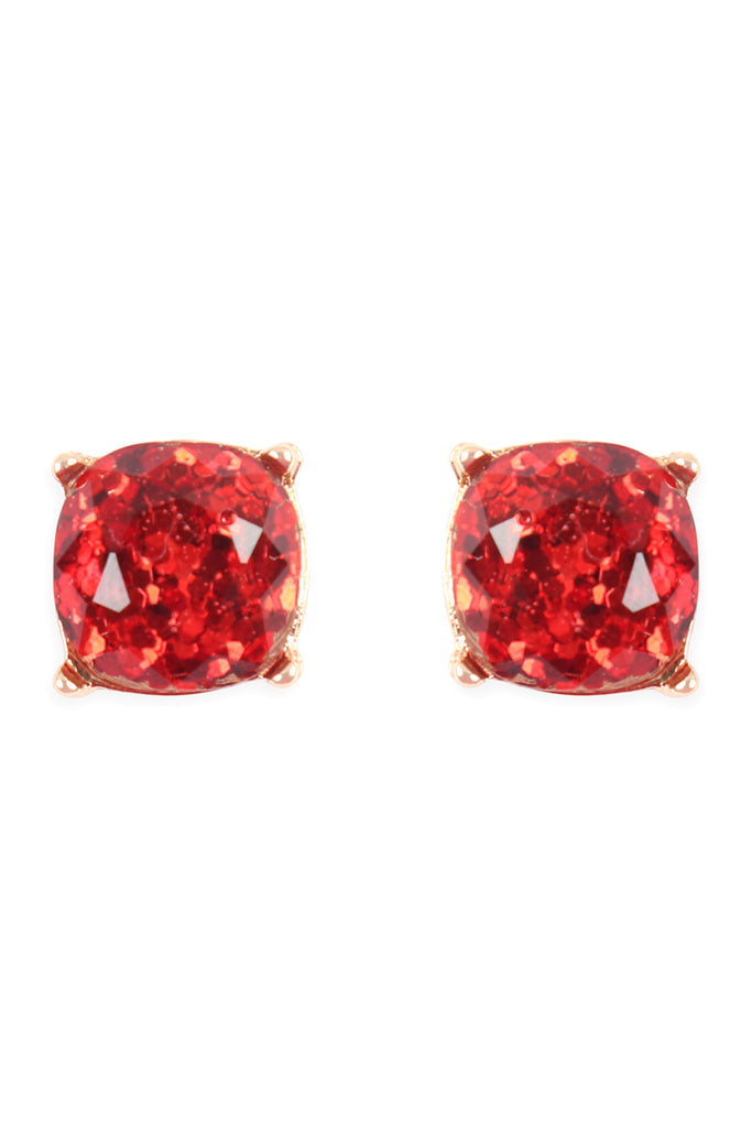 AE0336 - GLITTER EPOXY STUD EARRINGS