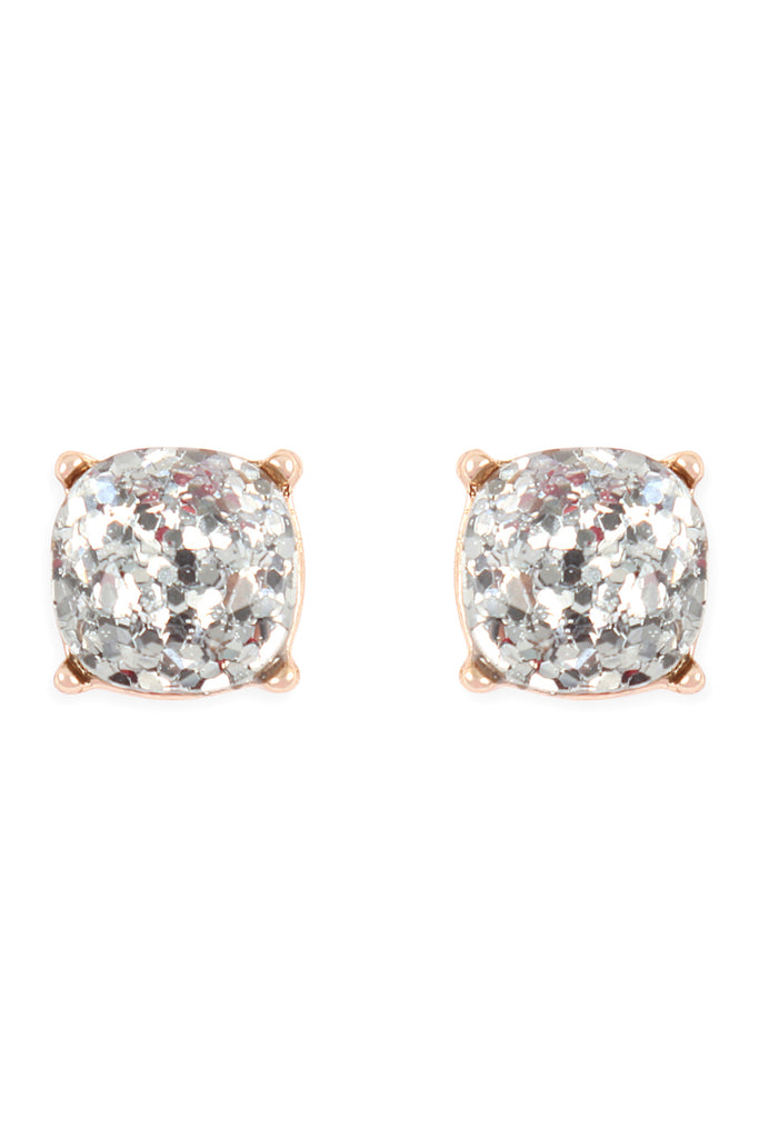 AE0336 - GLITTER EPOXY STUD EARRINGS