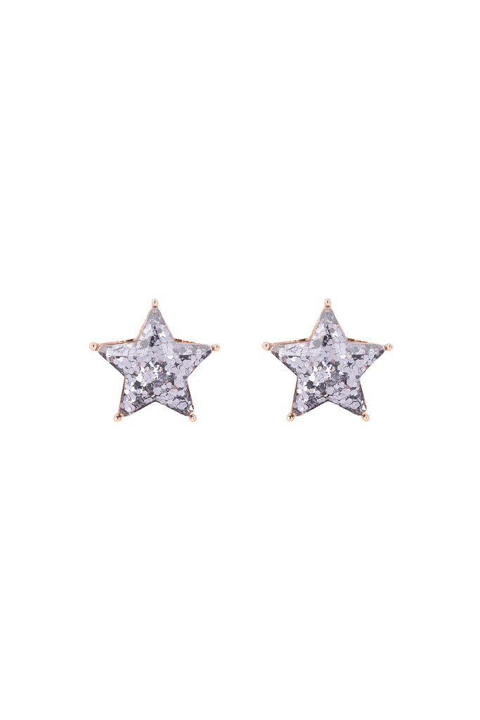 AE0358 - STAR GLITTER EPOXY STUD EARRINGS