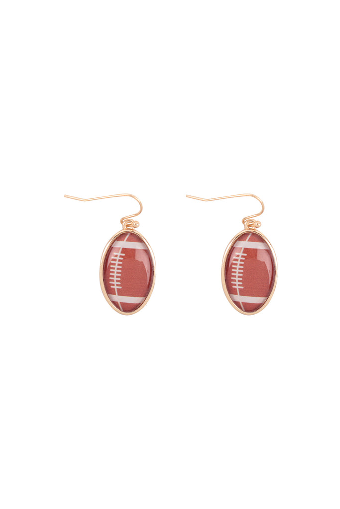 SPORTS EPOXY FISH HOOK EARRINGS