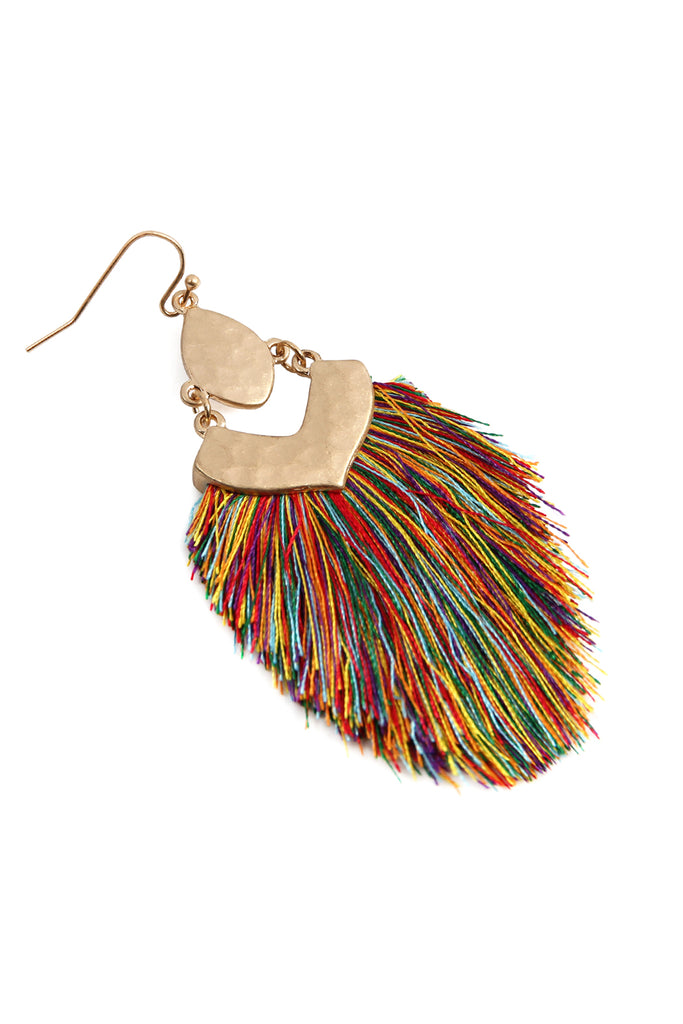 DANGLE TASSEL DROP EARRINGS