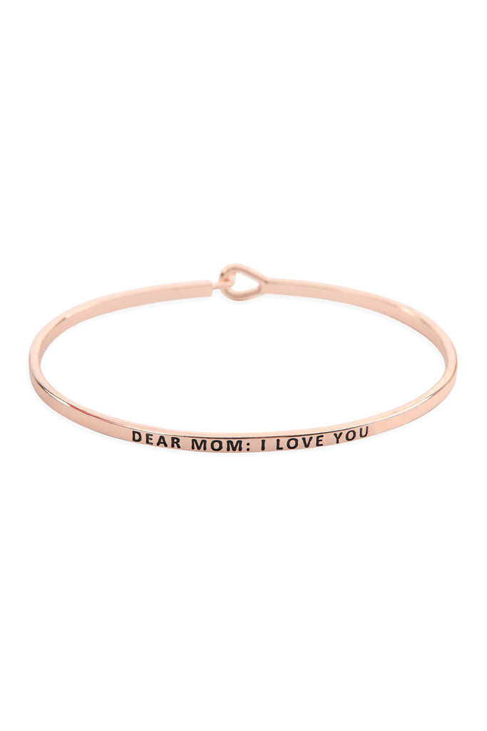 "DEAR MOM" FASHION BANGLE