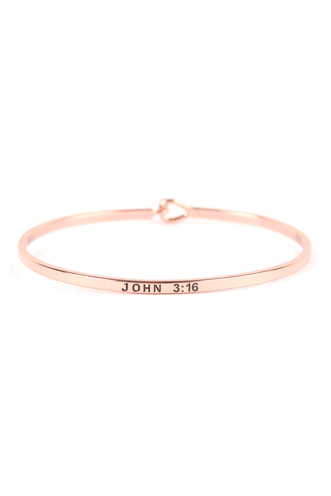 JOHN 3:16 HINGE CUFF BRACELET