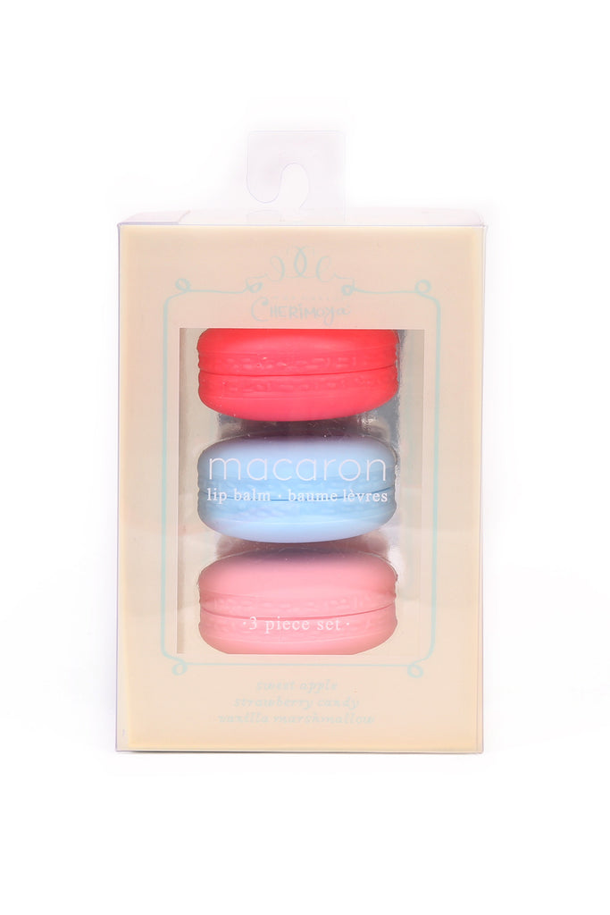 Macaron 3pc Lip Balm Set