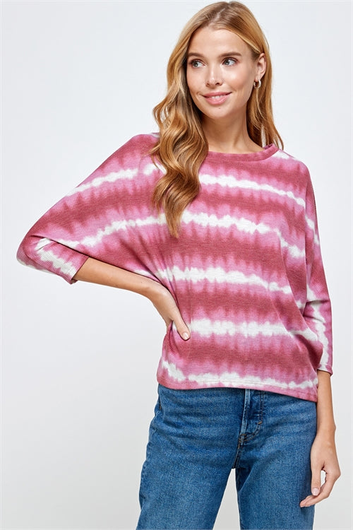 Tie Dye French Terry Dolman