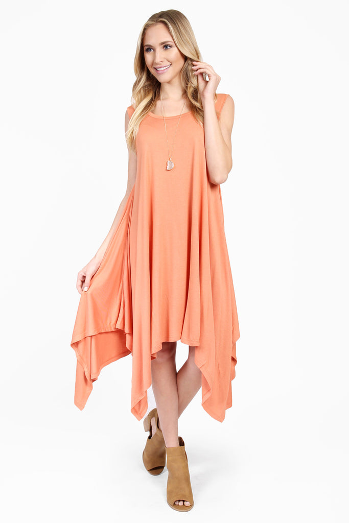 High-Low Sleeveless Dress