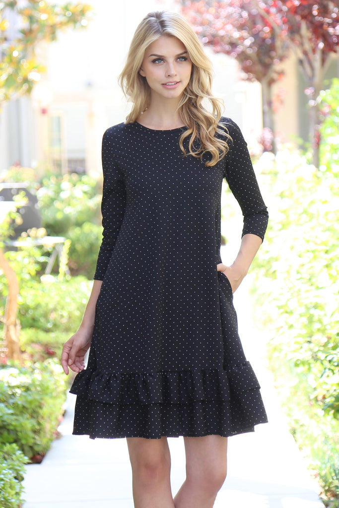 Polka Dot Pocket Dress