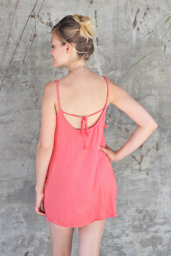 Pom Pom Dress with Side Pockets