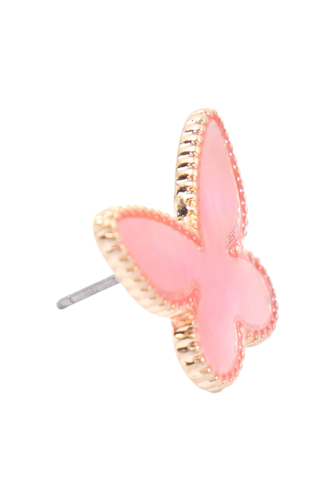 BUTTERFLY MOP POST EARRINGS