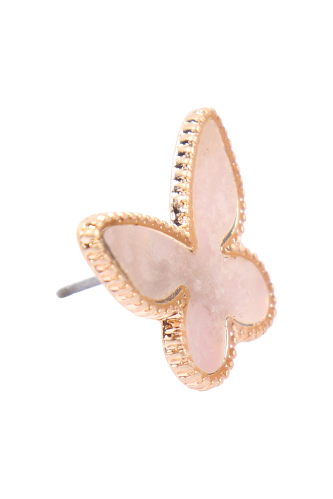 BUTTERFLY MOP POST EARRINGS