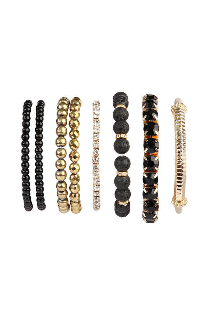 HDB2220 - MIXED BEADS CHARM BRACELET