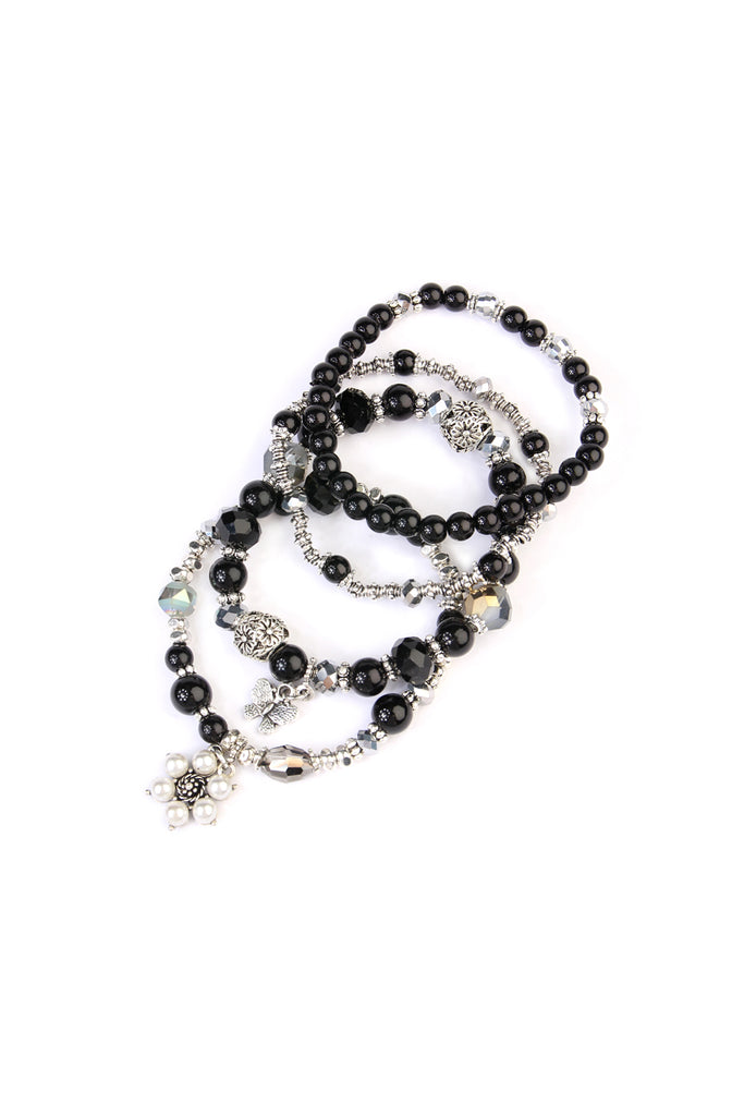 BUTTERFLY PEARL CLASSY STACKABLE BRACELET
