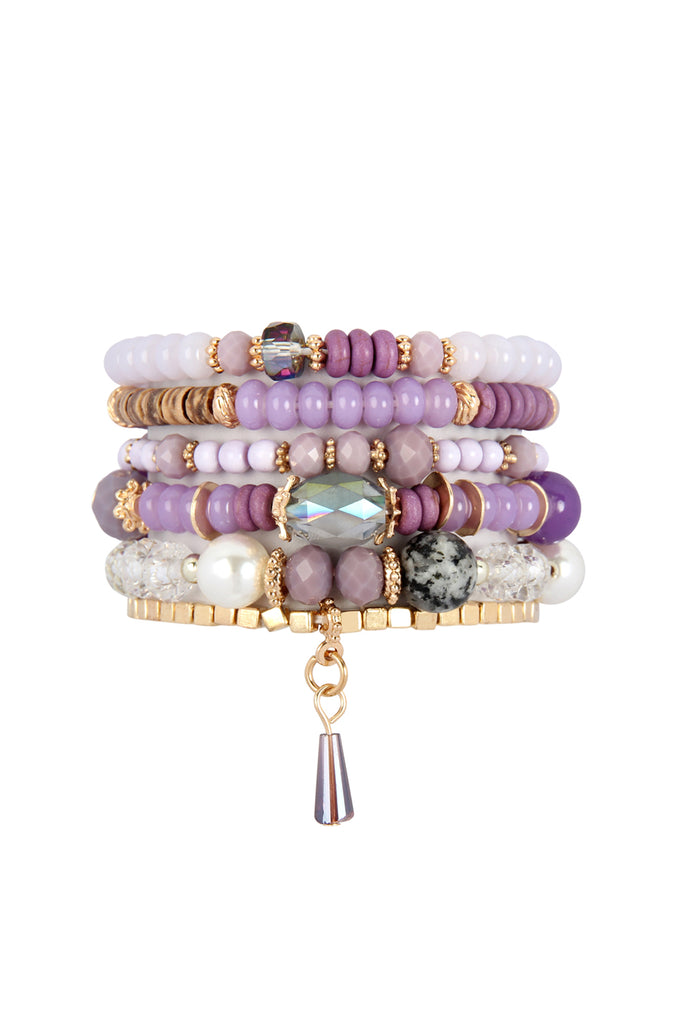 STONE BEADS STACKABLE BRACELET