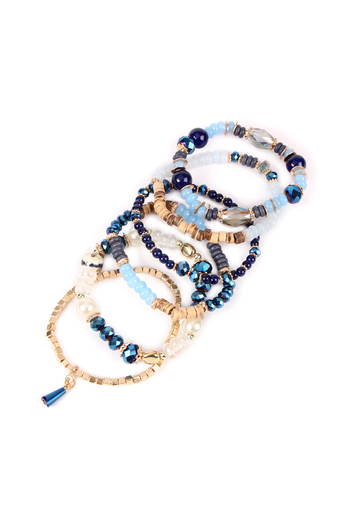 STONE BEADS STACKABLE BRACELET