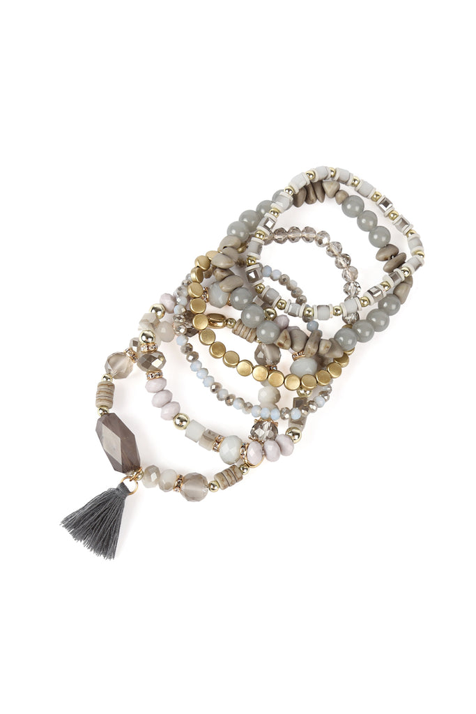 BOHO TASSEL CHARM BRACELET