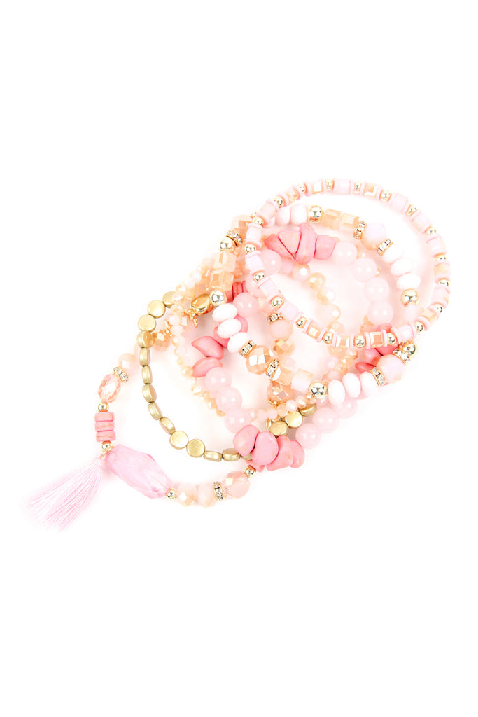 BOHO TASSEL CHARM BRACELET