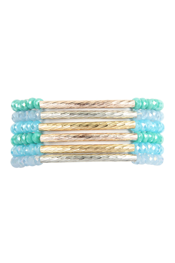 RONDELLE BEADED BRACELET SET