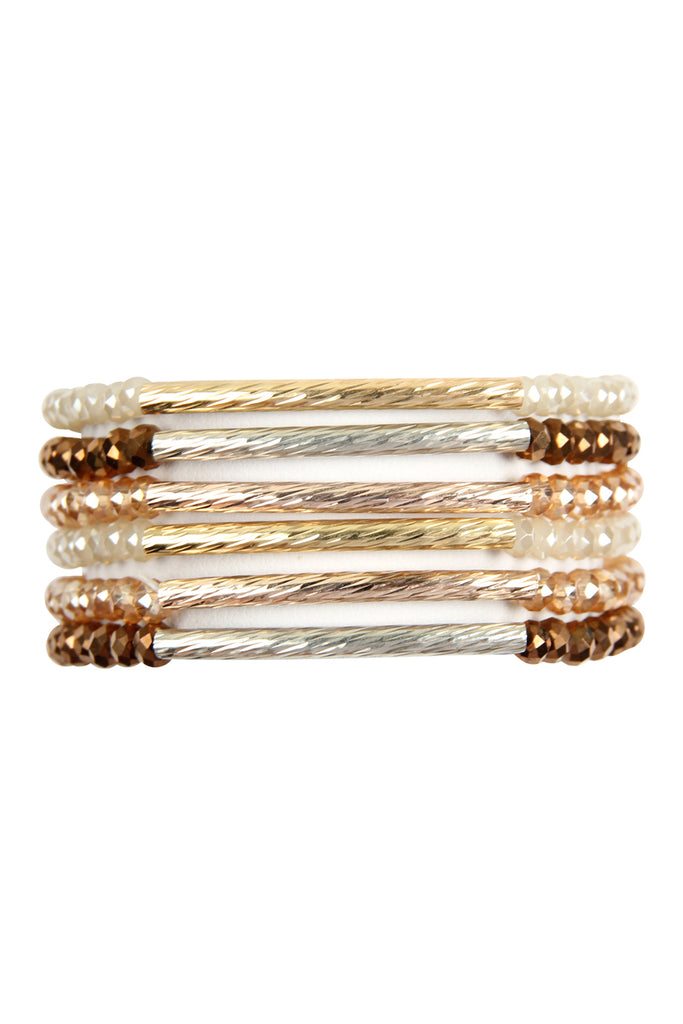 RONDELLE BEADED BRACELET SET