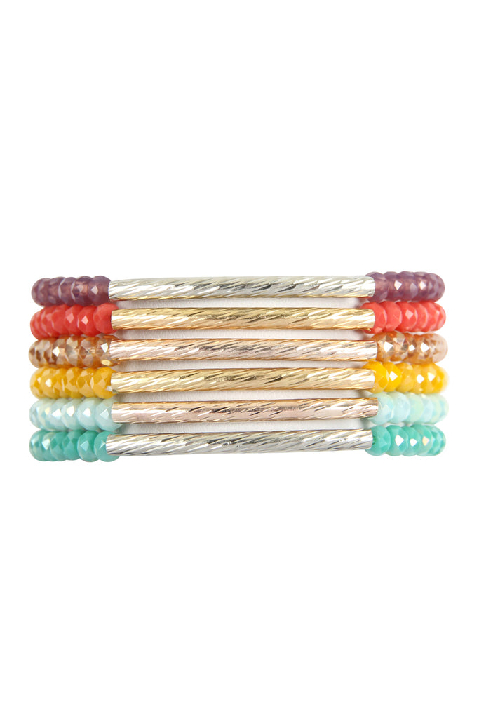 RONDELLE BEADED BRACELET SET