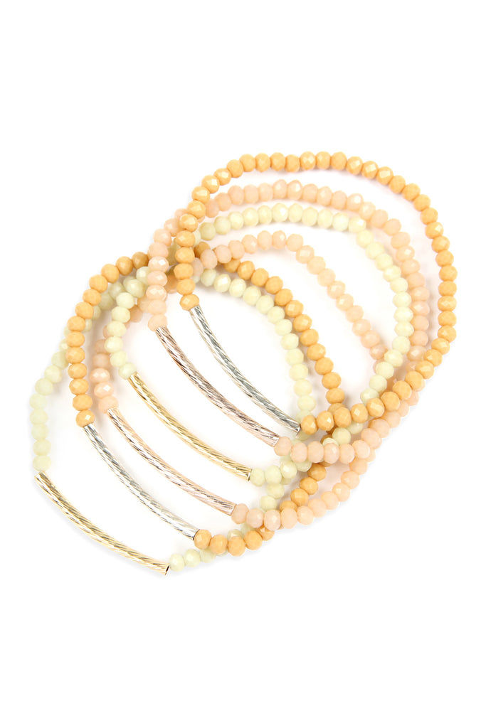 RONDELLE BEADED BRACELET SET